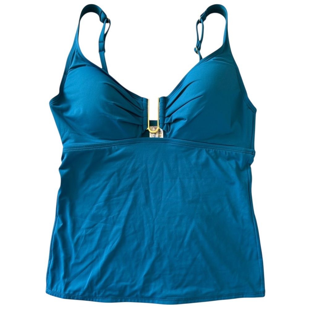 Tommy Bahama Pearl U-Front Tankini Top - Picture 4 of 10